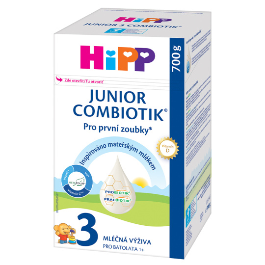 HiPP Mléko batolecí mléko HiPP 3 Junior Combiotik®  od uk. 1. roku, 700 g
