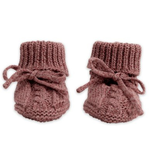 LODGER Capáčky Knit Cable Rebel vel. 0 - 6 měsíců