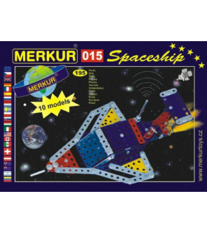 Stavebnice MERKUR 015 Raketoplán 10 modelů 195ks v krabici 26x18x5cm Stavebnice MERKUR 015 Raketoplán 10 modelů 195ks v krabici 26x18x5cm