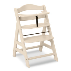 Hauck Alpha+ 2023 židlička dřevěná  vanilla