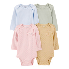 CARTER'S Body dlouhý rukáv Character Pocket holka 4ks NB, vel. 56 CARTER'S Body dlouhý rukáv Character Pocket holka 4ks NB, vel. 56