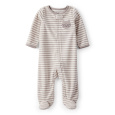 CARTER'S Overal na zip fleece Sleep & Play brown Fox chlapec 3m/vel.62