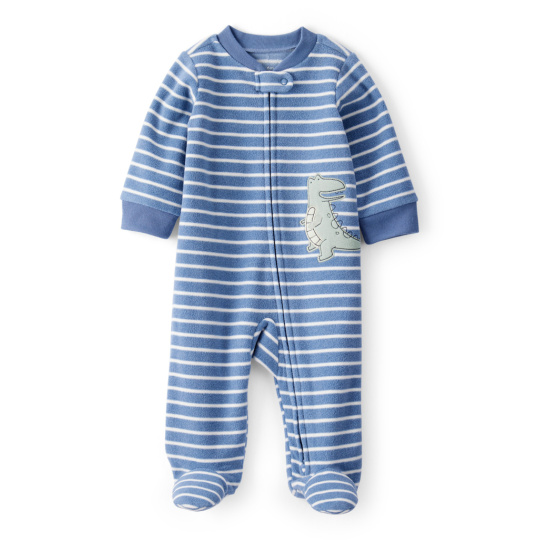 CARTER'S Overal na zip fleece Sleep & Play blue Dino chlapec 6m/vel.68 CARTER'S Overal na zip fleece Sleep & Play blue Dino chlapec 6m/vel.68