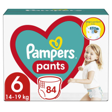 PAMPERS Pants Kalhotky plenkové jednorázové 6 (15 kg+) 84 ks - MEGA PACK