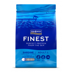 FISH4DOGS Granule velké pro dospělé psy Finest sardinka se sladkými bramborami 1,5 kg, 1+ FISH4DOGS Granule velké pro dospělé psy Finest sardinka se sladkými bramborami 1,5 kg, 1+
