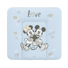 CEBA Podložka přebalovací měkká na komodu (75x72) Disney Minnie & Mickey Blue