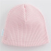 Kojenecká bavlněná čepička New Baby Luxury clothing růžová