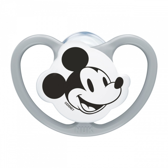 Dudlík NUK Perfect Match Air Disney Mickey Mouse 6-18 měsíců grey