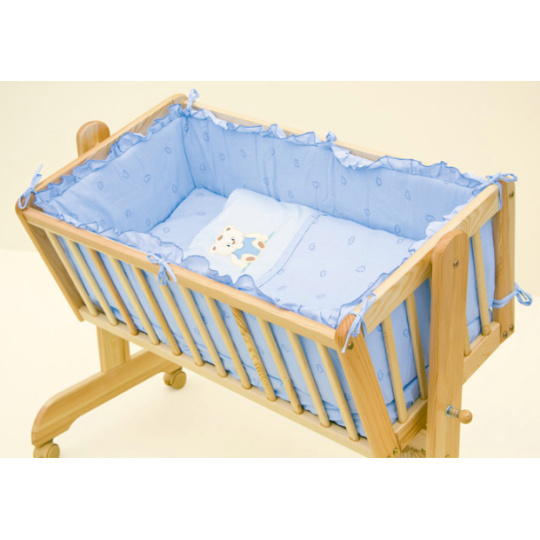 Scarlett Souprava do kolébky - Scarlett Méďa - modrá Scarlett Souprava do kolébky - Scarlett Méďa - modrá