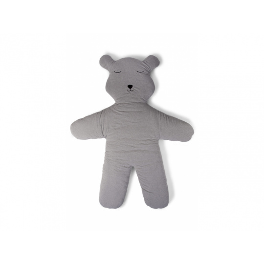 Hrací deka medvěd Teddy Jersey Grey 150cm