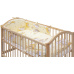 Scarlett Dětská postýlka s kompletní výbavou Scarlett 120 x 60 cm - Mráček - béžová