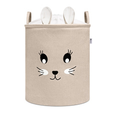 Sipo Koš na hračky XL se šňůrkou, skládací bavlněný / 63 l, Rabbit Sipo Koš na hračky XL se šňůrkou, skládací bavlněný / 63 l, Rabbit