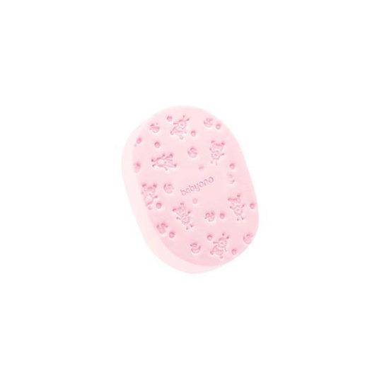 BABYONO Houbička na mytí - růžová