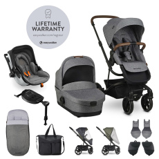 EASYWALKER Set 4XL kočárek Harvey3 Exclusive Grey/Grey Melange-Safe Orange s příslušenstvím EASYWALKER Set 4XL kočárek Harvey3 Exclusive Grey/Grey Melange-Safe Orange s příslušenstvím