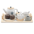 Dětský dřevěný čajový set Montessori Baby Mix (Poškozený obal)