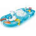AquaPlay Vodní dráha Polar  výzkumná stanice s vodní pumpou na severním pólu s ledním medvědem ve člunu 2 figurky