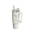 Nerezový termohrnek s brčkem Stream Cotton 950 ml