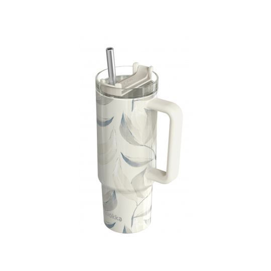 Nerezový termohrnek s brčkem Stream Cotton 950 ml