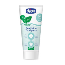 CHICCO Pasta zubní Jemná máta s fluorem 50ml, 6r+ CHICCO Pasta zubní Jemná máta s fluorem 50ml, 6r+