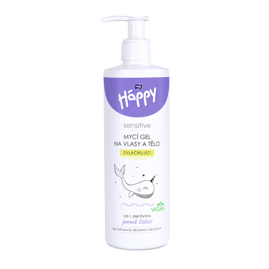 BELLA HAPPY Baby gel mycí na vlasy a tělo 400 ml