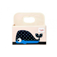 3 SPROUTS Úložný košík na přebalovací pult Whale Blue 3 SPROUTS Úložný košík na přebalovací pult Whale Blue