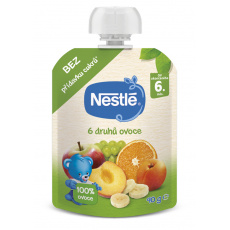 NESTLÉ Kapsička 6 druhů ovoce 90 g NESTLÉ Kapsička 6 druhů ovoce 90 g