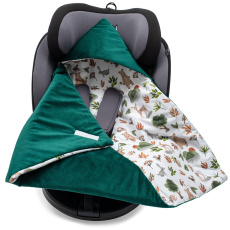 Zateplená zavinovačka do autosedačky New Baby green Zateplená zavinovačka do autosedačky New Baby green
