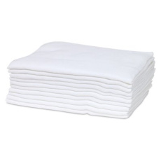 FREEON Bubaba Mušelínové látkové pleny 10 ks bílé