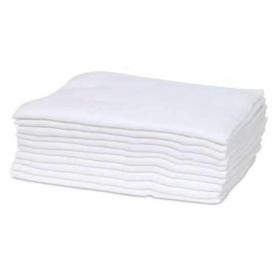 FREEON Bubaba Mušelínové látkové pleny 10 ks bílé FREEON Bubaba Mušelínové látkové pleny 10 ks bílé