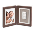 Dřevěný rámeček pro otisk My Baby Touch Simple Brown