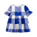 CARTER'S Šaty Blue White holka 6m