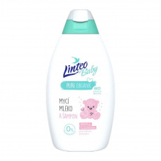 Dětské mycí mléko a šampón Linteo Baby s měsíčkem lékařským 425 ml VÝHODNÉ BALENÍ Dětské mycí mléko a šampón Linteo Baby s měsíčkem lékařským 425 ml VÝHODNÉ BALENÍ