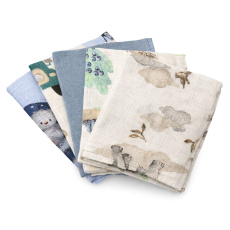 Bavlněné pleny s potiskem NEW BABY 60x80 cm STANDARD BOY 5 ks Bavlněné pleny s potiskem NEW BABY 60x80 cm STANDARD BOY 5 ks