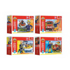 Minipuzzle miniMAXI 20 dílků Hrdinský Požárnik Sam 4 druhy v krabičce 11x8x4cm 24ks v boxu Minipuzzle miniMAXI 20 dílků Hrdinský Požárnik Sam 4 druhy v krabičce 11x8x4cm 24ks v boxu