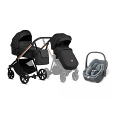 Kočárek Mio Plus 2v1 Black Edition Rose Gold + Maxi-Cosi Pebble 360 autosedačka Essential Grey Kočárek Mio Plus 2v1 Black Edition Rose Gold + Maxi-Cosi Pebble 360 autosedačka Essential Grey