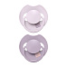 LOVI Dudlík silikonový dynamický Prime 6-18m 2ks Baby Lilac/Violet