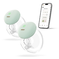 NENO Odsávačka mléka Hands-free Ovio Twin dvojitá, bezdrátová, elektronická s aplikací NENO Odsávačka mléka Hands-free Ovio Twin dvojitá, bezdrátová, elektronická s aplikací