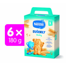 6x NESTLÉ Baby Sušenky 180 g 6x NESTLÉ Baby Sušenky 180 g