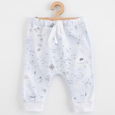 Dětské bavlněné kalhoty Jogger New Baby For Babies ocean Dětské bavlněné kalhoty Jogger New Baby For Babies ocean