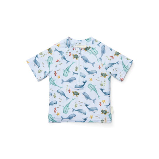 Plavecké triko krátký rukáv Ocean Multicolor vel. 86/92