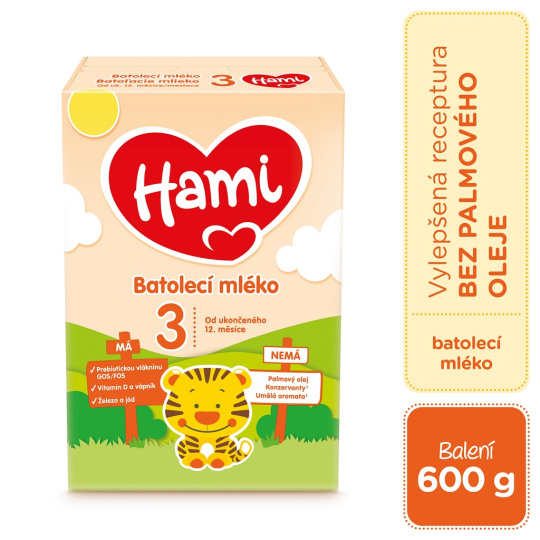 HAMI 3 Mléko batolecí 600 g