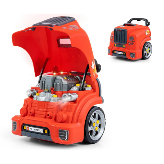 Realistický model přední části auta s otevírací kapotou Milly Mally N-GINE red Realistický model přední části auta s otevírací kapotou Milly Mally N-GINE red