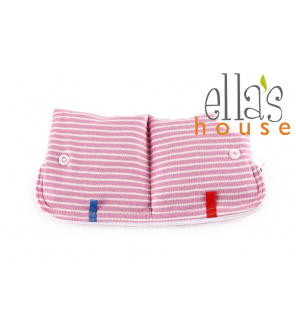 Moon pouch stripes pink-kapsička na hygienické potřeby Moon pouch stripes pink-kapsička na hygienické potřeby