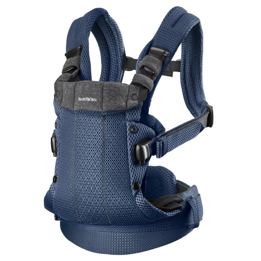 BABYBJÖRN Nosítko Harmony Navy blue 3D mesh, do 15 kg