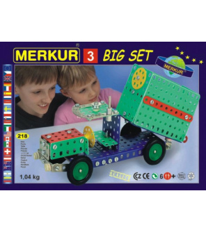 Stavebnice MERKUR 3 30 modelů 307ks v krabici 36x26,5x5,5cm Stavebnice MERKUR 3 30 modelů 307ks v krabici 36x26,5x5,5cm