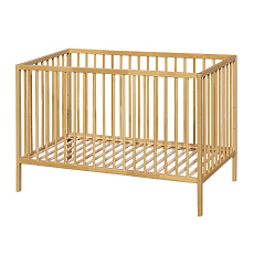 PETITE&MARS Postýlka dřevěná Nela Beach Wood 120x60 cm PETITE&MARS Postýlka dřevěná Nela Beach Wood 120x60 cm