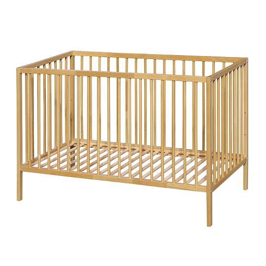 PETITE&MARS Postýlka dřevěná Nela Beach Wood 120x60 cm PETITE&MARS Postýlka dřevěná Nela Beach Wood 120x60 cm