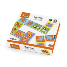 Dřevěné domino pro děti Viga Safari Dřevěné domino pro děti Viga Safari