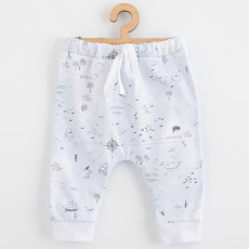 Dětské bavlněné kalhoty Jogger New Baby For Babies ocean Dětské bavlněné kalhoty Jogger New Baby For Babies ocean