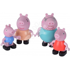 BIG Stavebnice Peppa Pig Peppa's Family PlayBig Bloxx  rodinka se 4 postavičkami od 18 měsíců